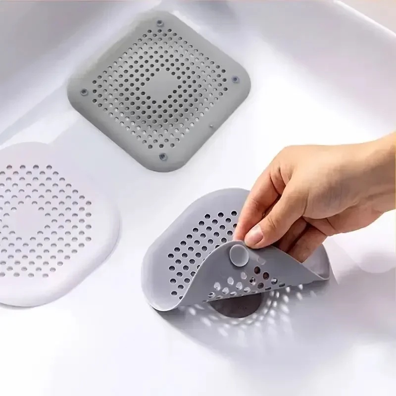 Sink Drain Strainer - Plug Stopper Kitchen Sewer Silicone Bathroom
