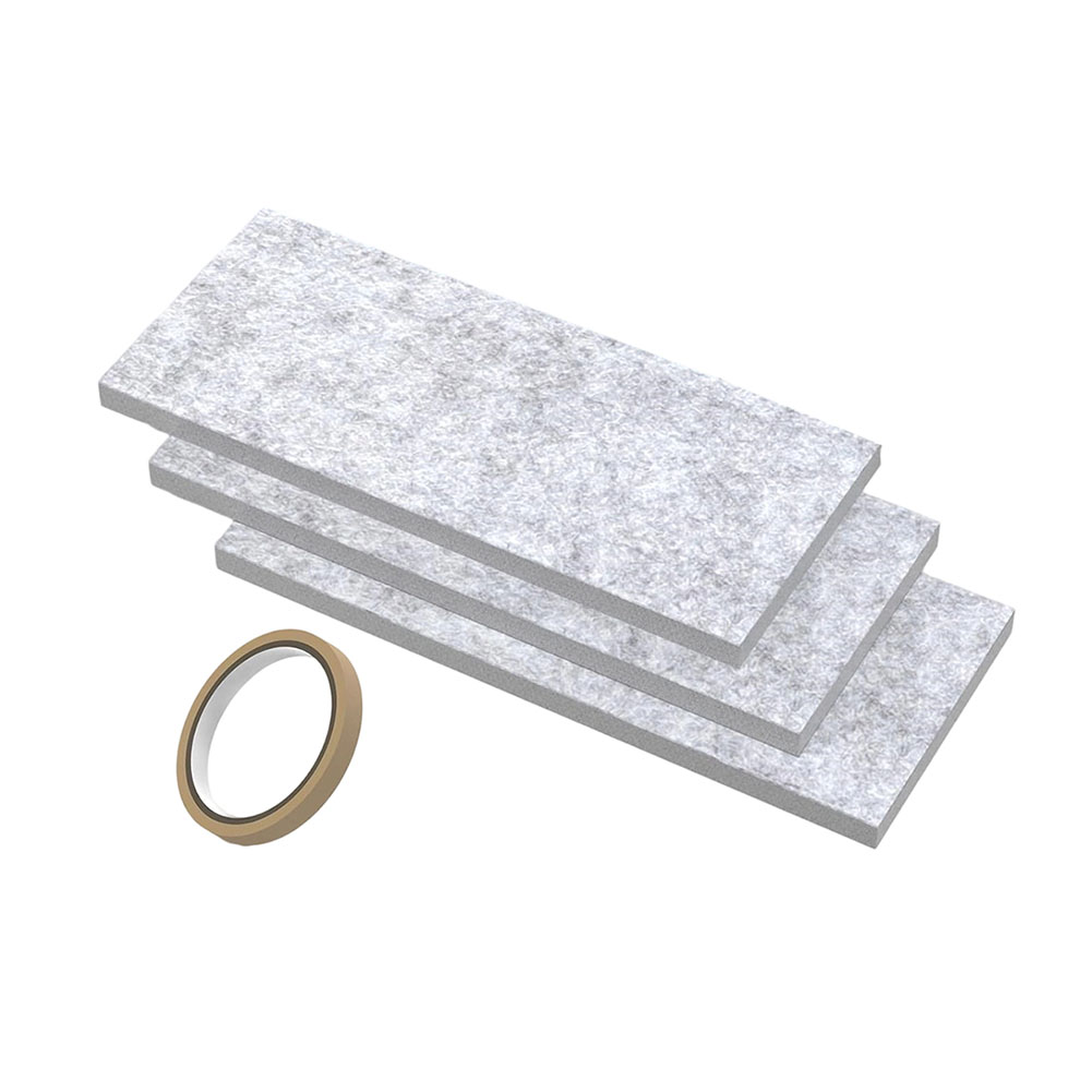 Home Improvement Noise - 3pcs Gray Foam Felt Side Panels