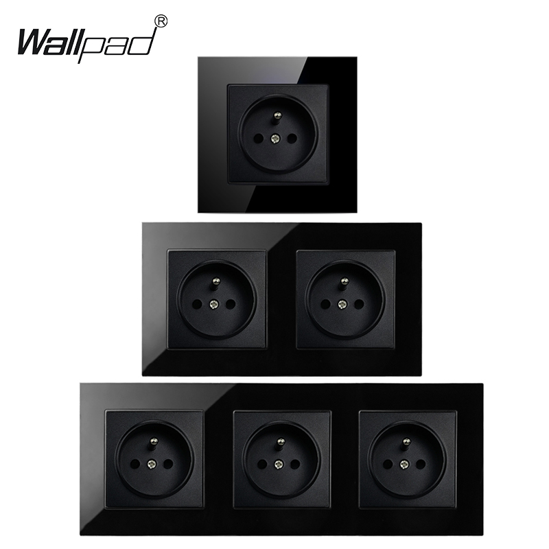 Black Glass Wallpad Electrical - Home Improvement Outlet review and price