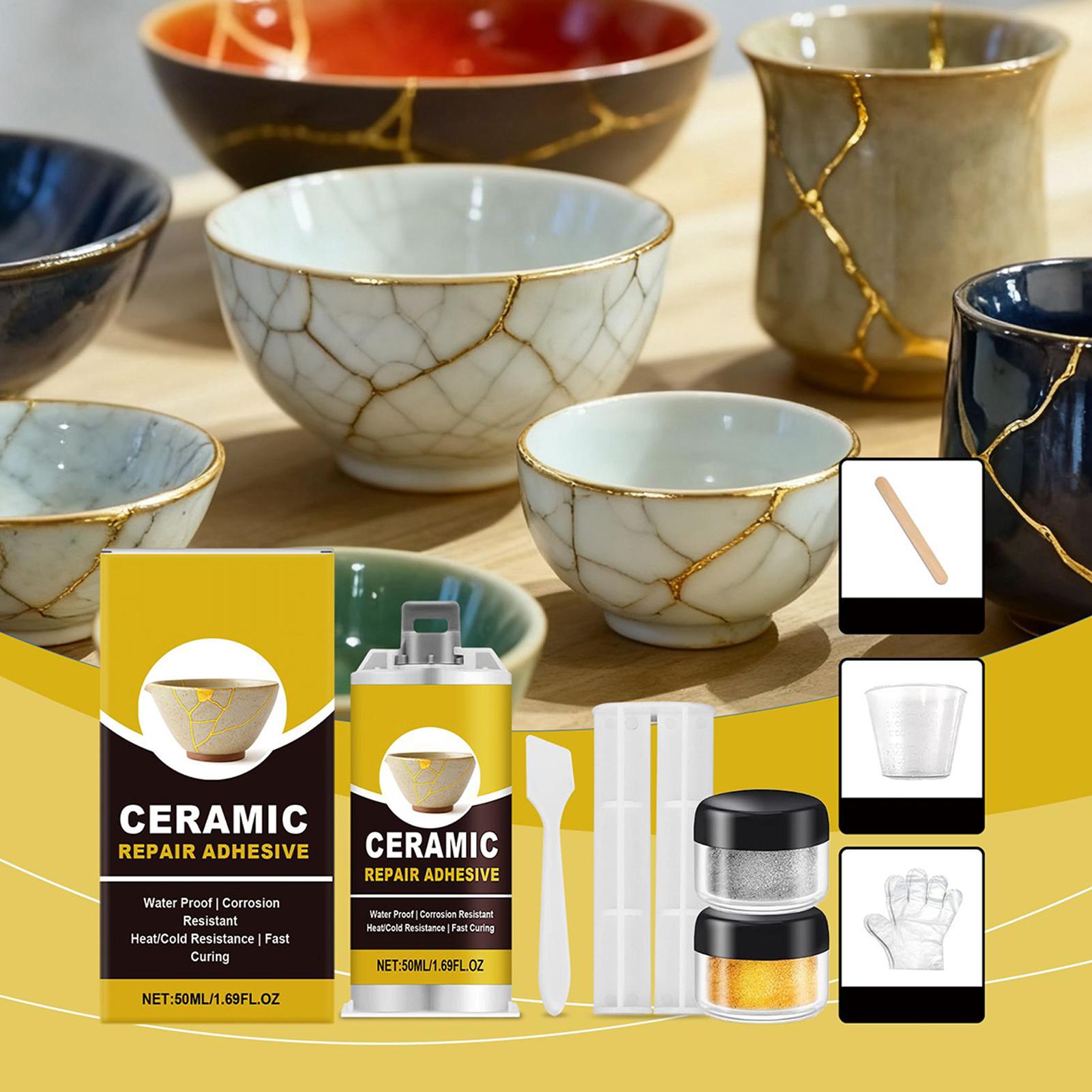 Gold Glue for Ceramics Glass S - Tile Grout Repair review and price