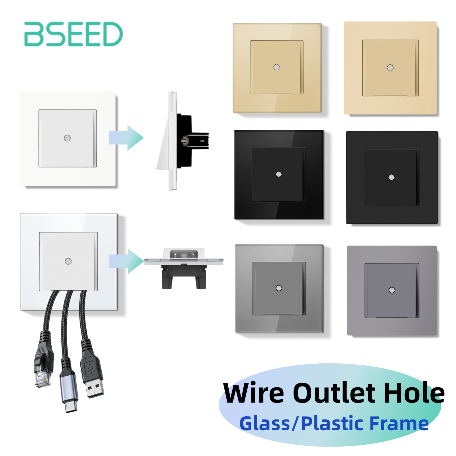 Bseed E Seires Wall Wire Outle - Home Improvement Outlet review and price