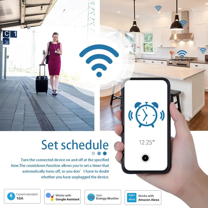 Smart EU Socket WiFi 20A EU Pl - Home Improvement Outlet review and price
