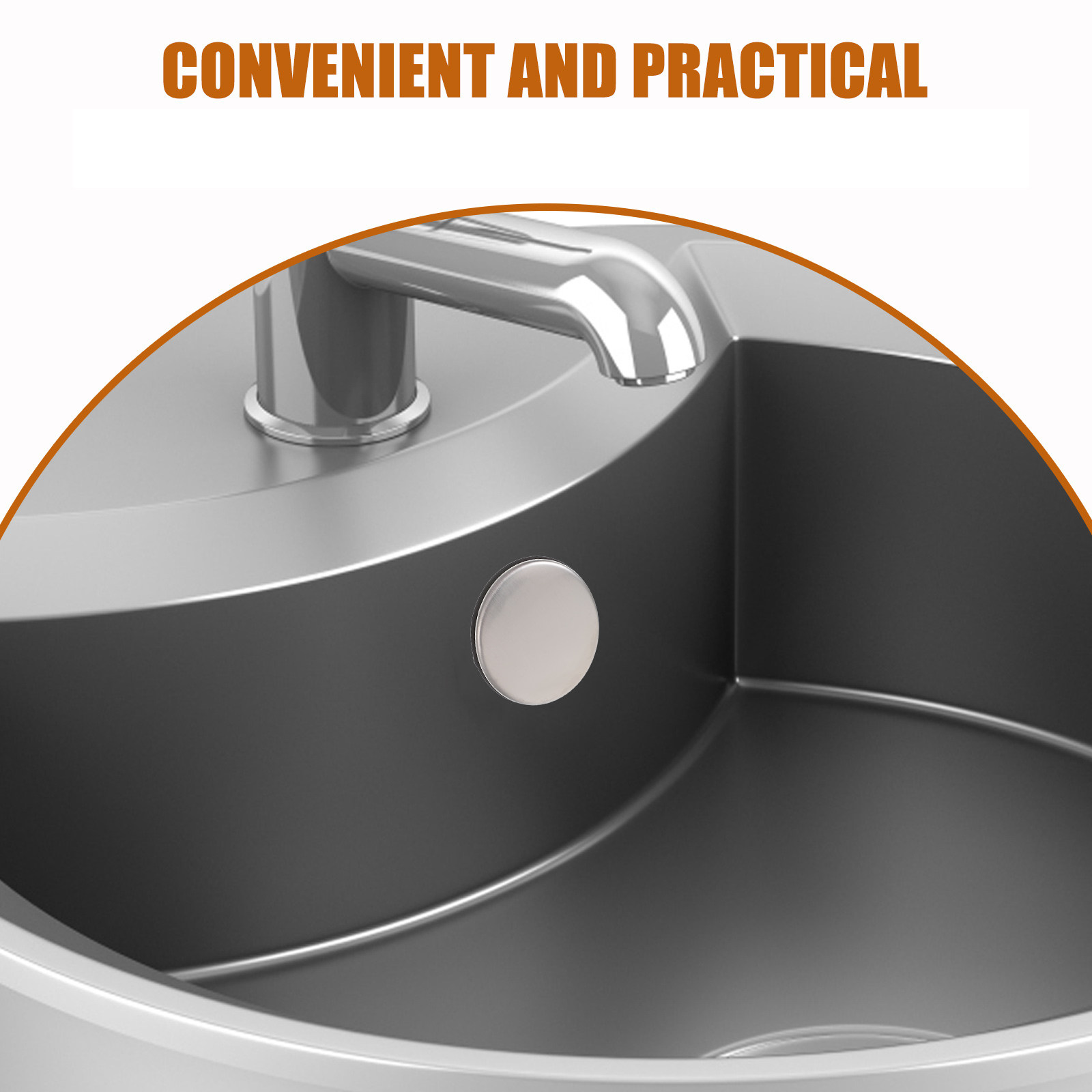2Pcs Stainless Steel Kitchen S - Sink Drain Strainer review and price