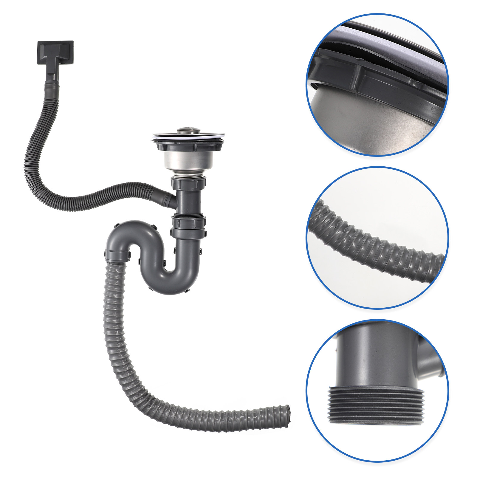 Extendable Drain Pipe 304 Stai - Sink Drain Strainer review and price