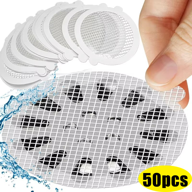 10-50pc Disposable Mesh Floor  - Sink Drain Strainer review and price