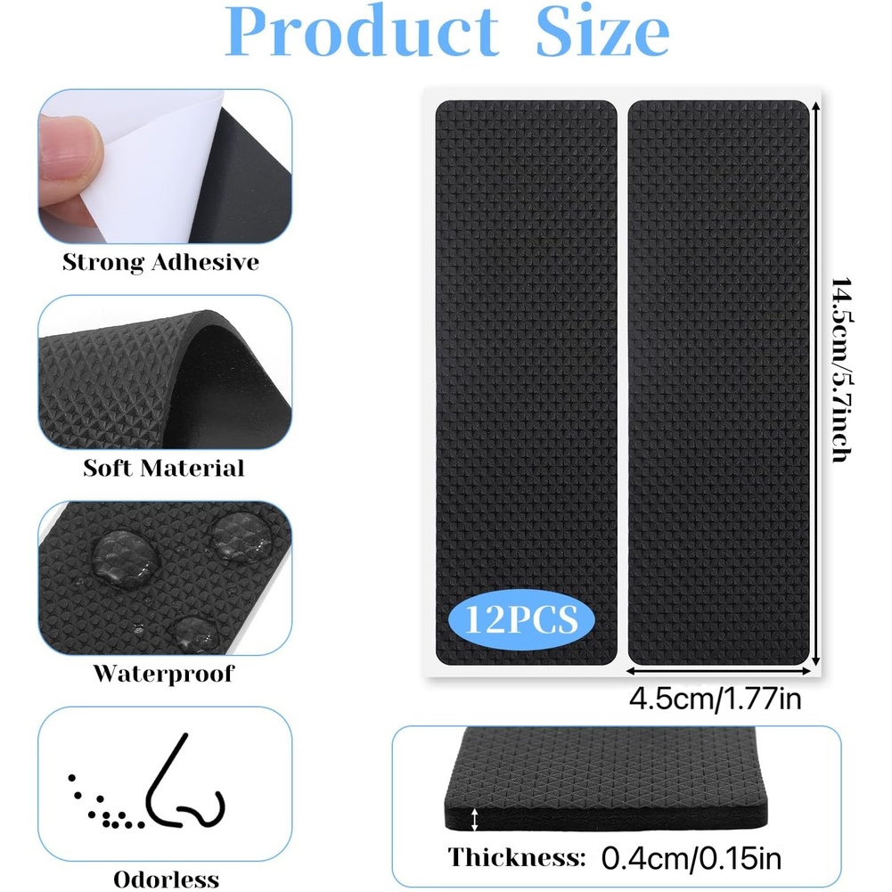 14.5x4.5cm Black EVA Non Slip  - Home Improvement Noise review and price