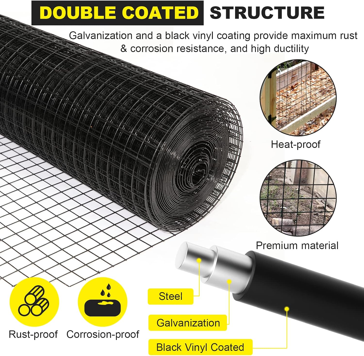 48'' x 50' 1inch Hardware Clot - Home Improvement Fence review and price