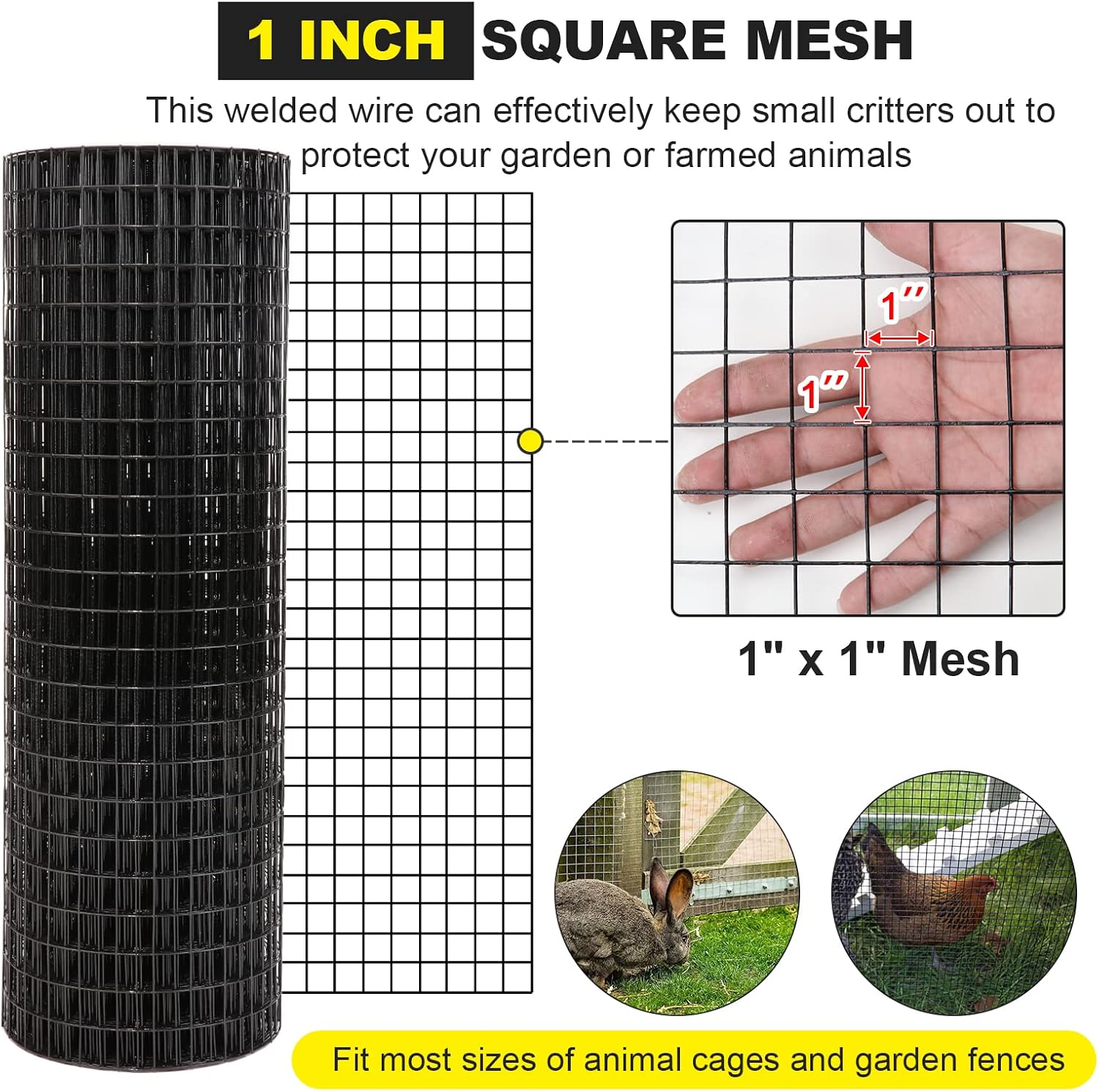 48'' x 50' 1inch Hardware Clot - Home Improvement Fence review and price