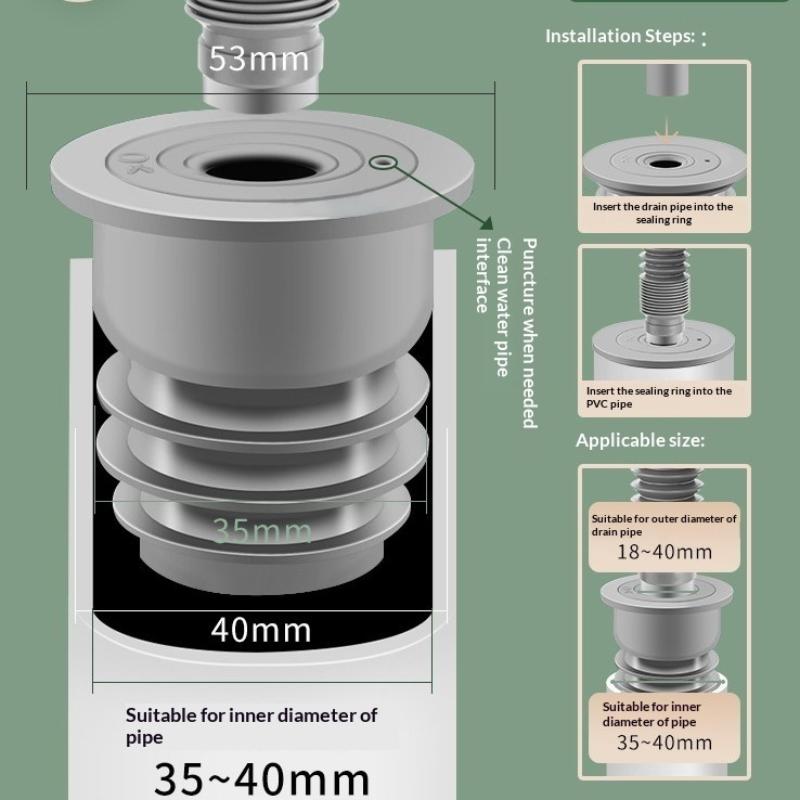 Silicone Bathroom Sewer Seal R - Sink Drain Strainer review and price