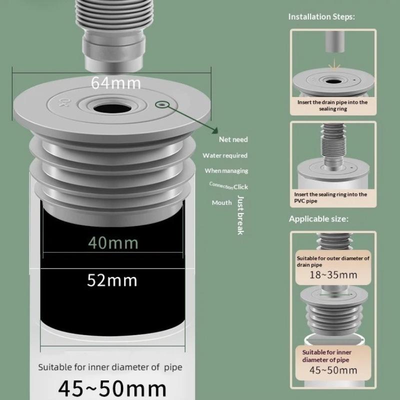 Silicone Bathroom Sewer Seal R - Sink Drain Strainer review and price