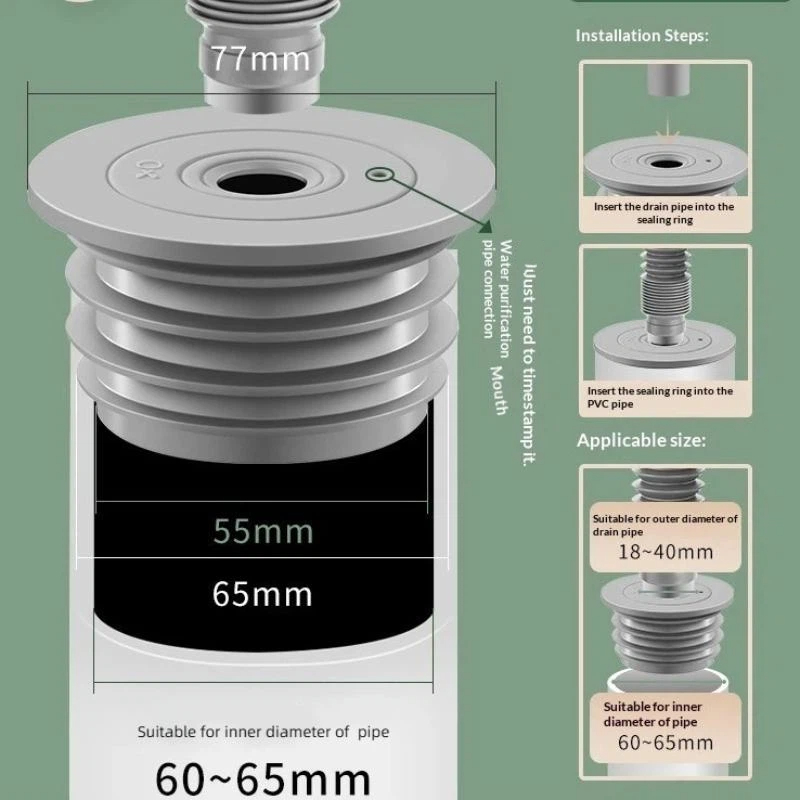 Silicone Bathroom Sewer Seal R - Sink Drain Strainer review and price